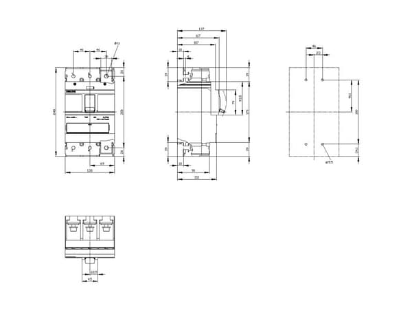 Siemens 3VA1450-7MH32-0AA0, IP40