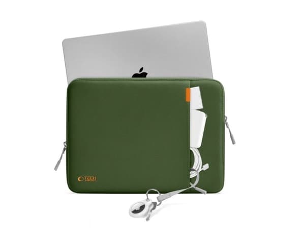 Tech-Protect Defender laptopveske 15-16 - grønn
