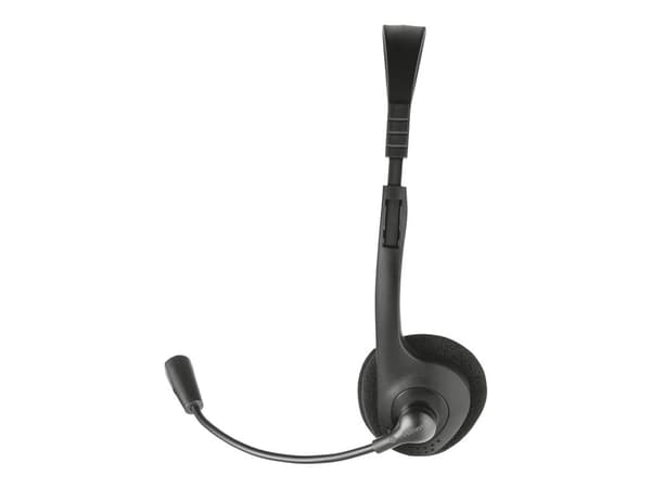 Headset, Trust Primo Chat, on-ear, kablet, sort