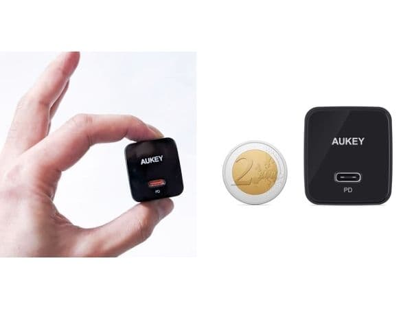 Aukey 1x USB-C-nätadapter (PA-Y20S Black)