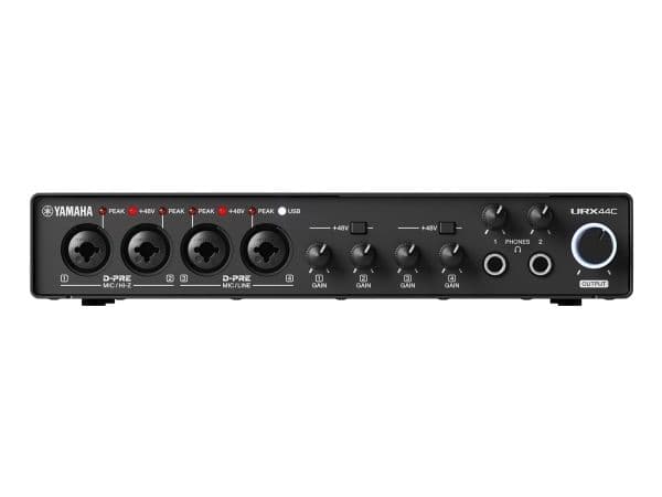 Yamaha URX44C, Desktop, Sort, USB, DC, 252 mm, 159 mm