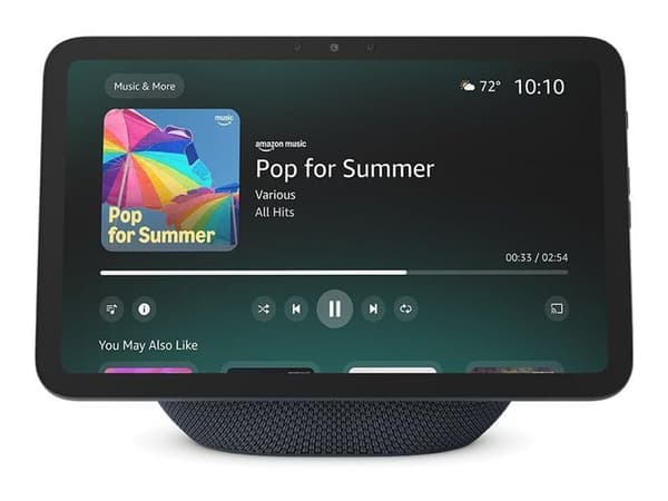 Amazon Echo Show 8, Amazon Alexa, Suorakulmio, Harmaa, Graphite, Englanti, Espanja, 22,1 cm (8.7")