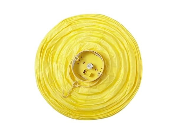 Gul LED-papirlampe, 30 cm