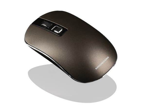 ModeCom MC-WM101 - Mus - optisk - 3 knapper - trådløs - 2.4 GHz - USB trådløs mottaker - brun