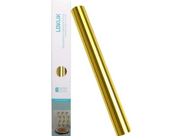 LOKLiK Permanent selvklebende Vinil Mirror Metallic