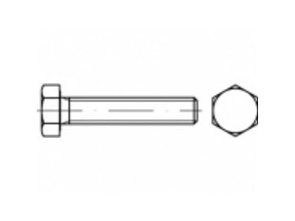 TOOLCRAFT sekskantbolt M10 18 mm utvendig sekskant 200 stk.