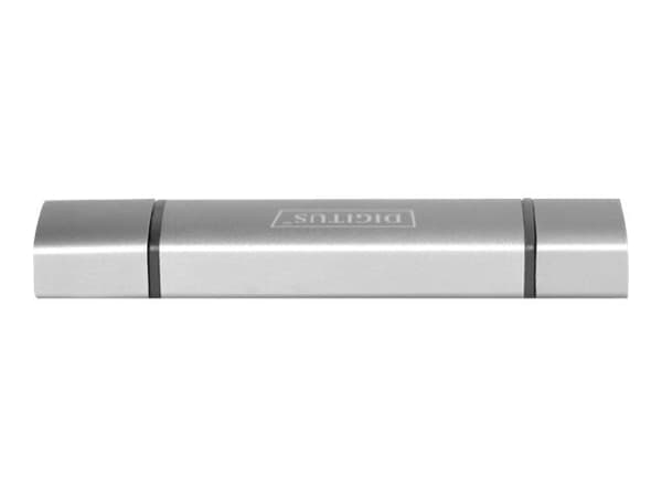 DIGITUS DA-70886 - Kortleser (SD, microSD) - USB 3.0/USB-C