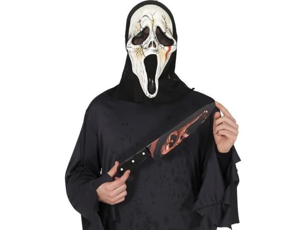 Blodig morder kniv, 37 cm