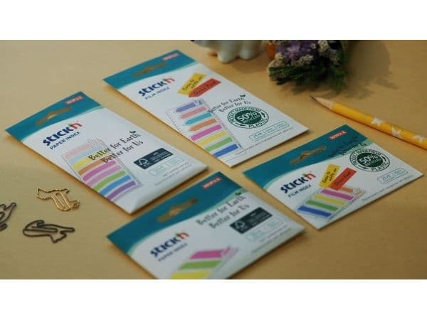 8-color neon self-adhesive index tabs