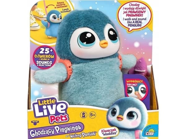 Cobi Little Live Pets interaktiv maskot - Vandrende pingvin