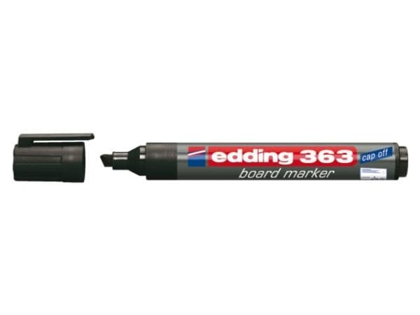 Whiteboardmarker edding 363, skrå, sort