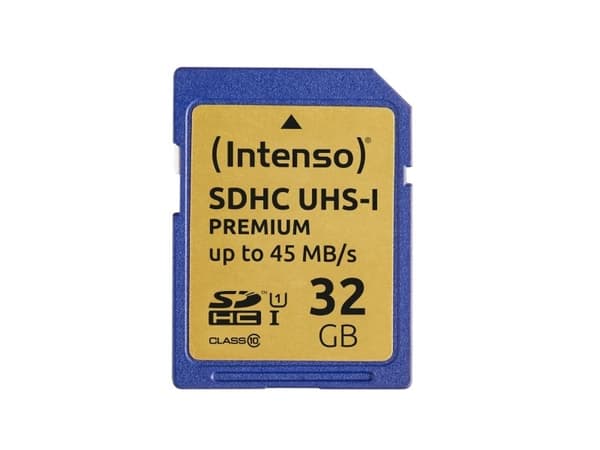 Intenso Premium - Flashminnekort - 32 GB - UHS Class 1 / Class10 - SDHC UHS-I