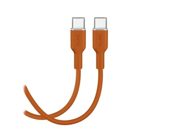 Puro ICON USB-C til USB-C-kabel 1,5 m – oransje