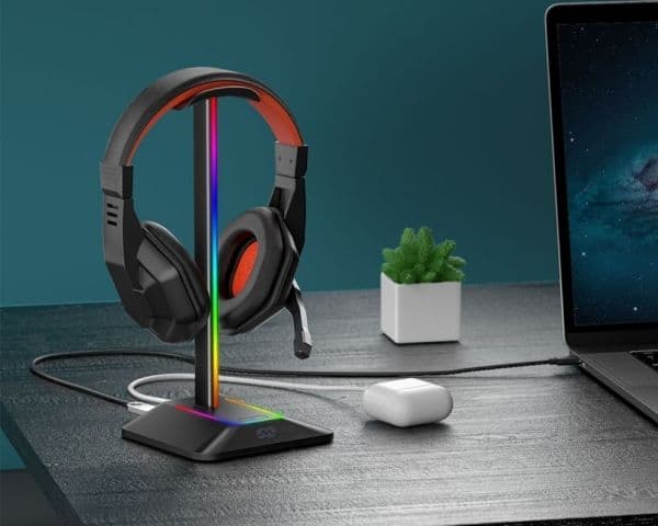 Mozos headsetstativ RGB LED D12