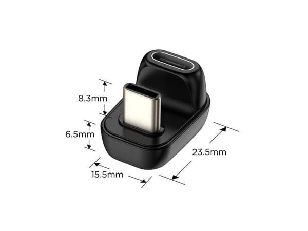 USB-C-adapter Tech-Protect AA04 til USB-C, svart (5906302367993)