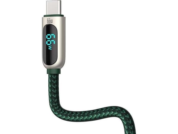USB-kaapeli Baseus USB-A - USB-C 1 m vihreä (CASX020006)