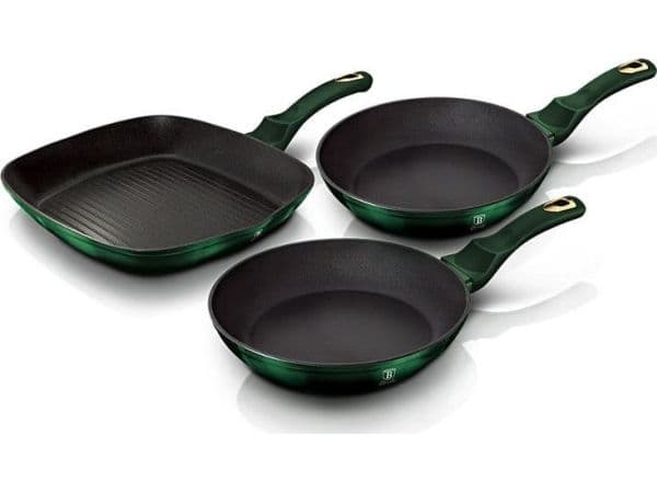 Berlinger Haus Emerald Titanium paistinpannu 3kpl.
