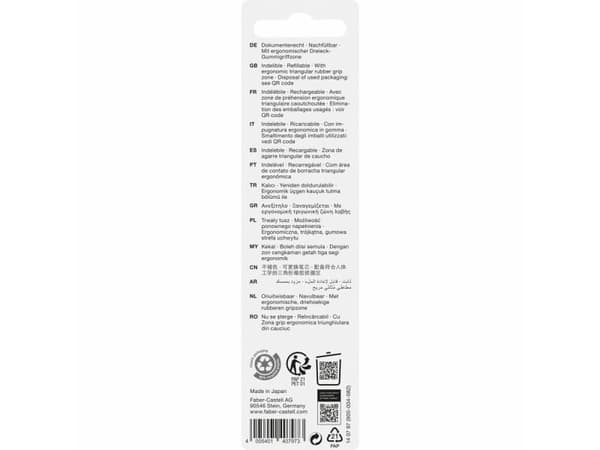 FABER-CASTELL Grip Plus Ball BK biros