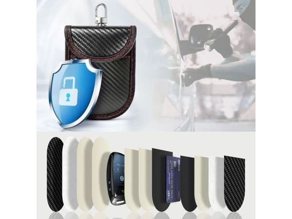 Tech-Protect KLR100 RFID anti-theft case - black and red