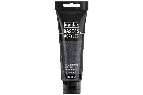 Basics akrylmaling 118 ml iriserende grafitt 049