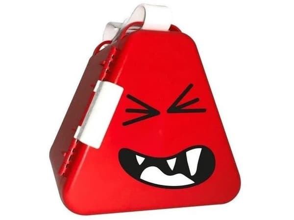 Trunki bärbar leklåda, förvaringsbox TeeBee - röd