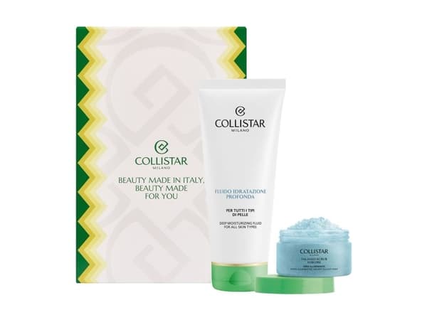 Collistar Deep Hydration Fluid 200ml Illuminating Thalasso Scrub 150g