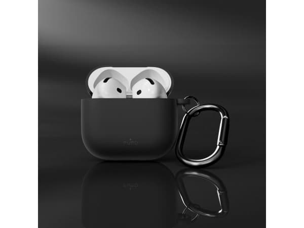 Puro Icon-etui til AirPods 4 - sort