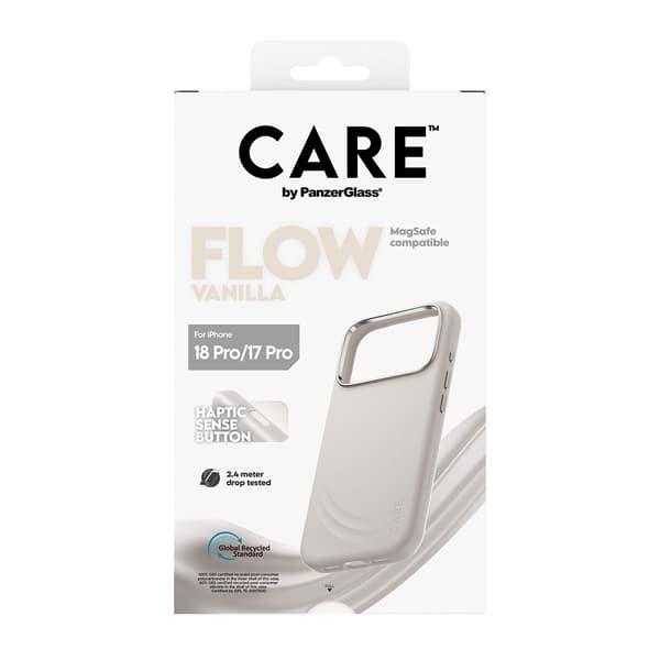 CARE by PanzerGlass Flow Case Vanilla m. MagSafe iPhone 18 Pro | 17 Pro