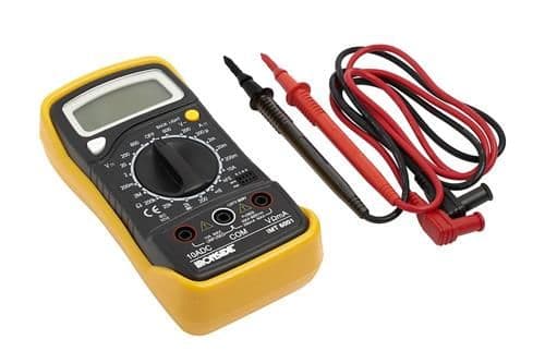 Multimeter med LCD-skärm, 600 V