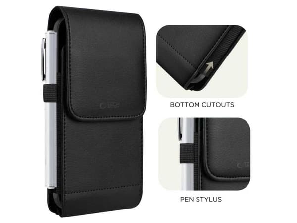 Tech-Protect SM75 deksel til smarttelefoner 5,8-6,8" - sortering