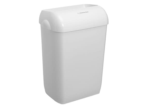 Avfallskärl Kimberly-Clark Aquarius vit plast 50 l