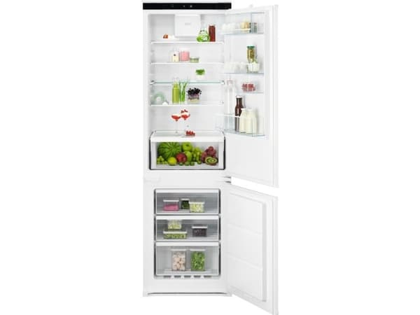 AEG RCB632E9MW 6000 series fridge-freezer, white