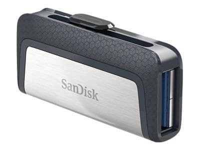 SanDisk Ultra Dual - USB-flashstasjon - 256 GB - USB 3.1 / USB-C
