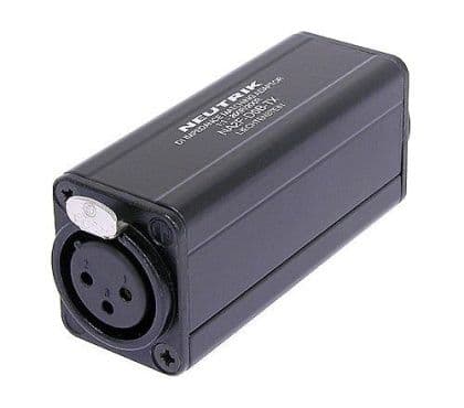 Neutrik XLR / RCA, RCA, XLR, Sort
