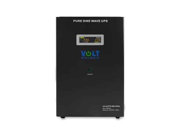 UPS Volt sinus nødstrøm 800 + 55Ah (500/800W)