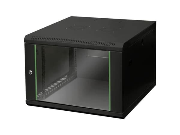 DIGITUS Dynamic Basic DN-19 07U-6/6-EC-SW - Rack skap - veggmonterbar - RAL 9005 - 7U - 19"