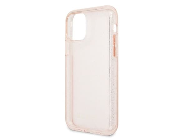Guess GUHCN58PCGLPI iPhone 11 Pro hardt etui Glitter - rosa/rosa