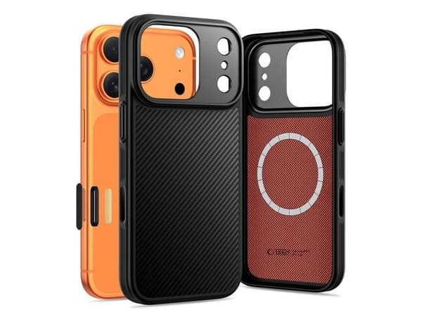 Tech-Protect Kevlar Aramid MagSafe-etui til iPhone 17 Pro Max - svart