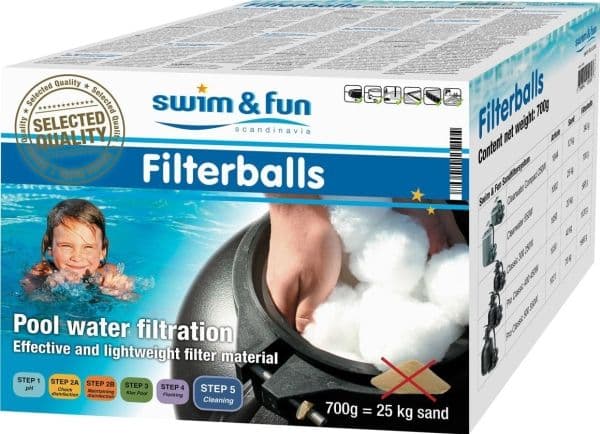 Swin&Fun - Suodatinpallot 700 g