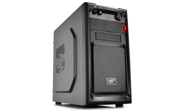 DeepCool DP-MATX-SMTR, PC, Sort, Micro ATX, Mini-ITX, Plast, SPCC, ATX, PS2, 80,90,120 mm