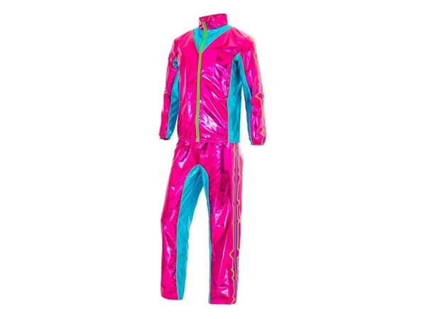 Pink metallic joggingdragt