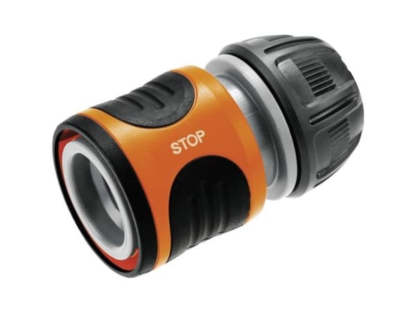 Gardena slangkoppling med vattenstopp 1/2"
