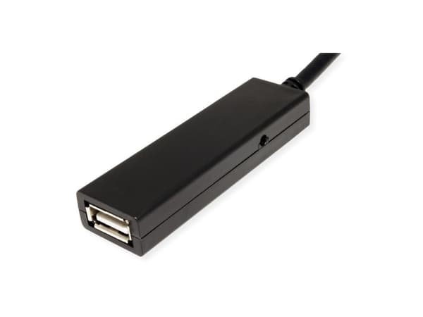 VALUE 12.99.1113, 15 m, USB C, USB A, USB 2.0, 0,48 Gbit/s, Musta