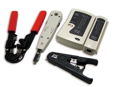 LogiLink Networking Tool Set with Bag - Nätverksverktyg/provutrustningskit