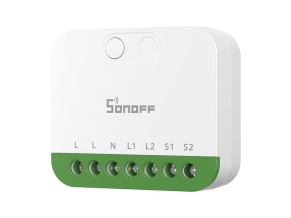 Sonoff MINI-2GS Matter dobbeltkanals mini-bryter