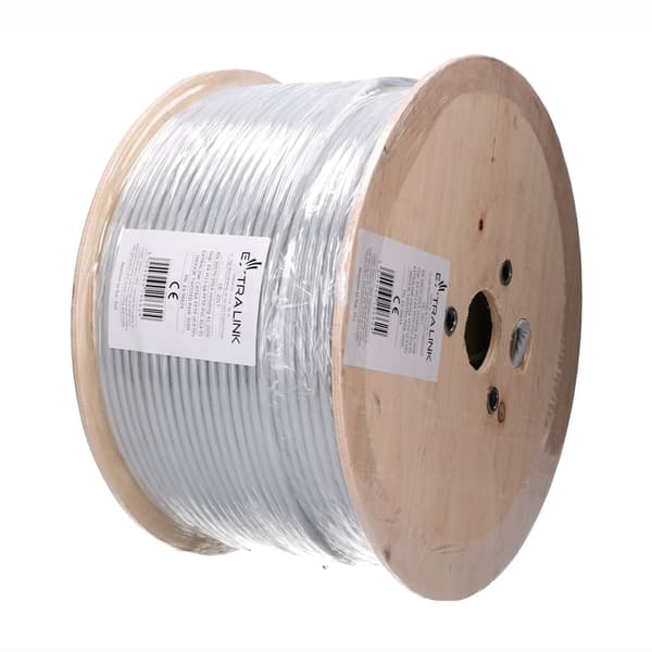 Extralink CAT6A FFTP (F/FTP) INDOOR TWISTED PAIR 305M, F/FTP (FFTP)