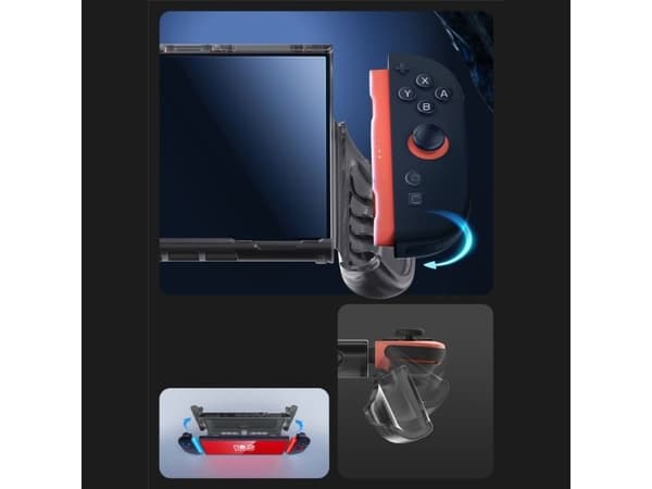 Supcase Crystal-skal för Nintendo Switch 2 - transparent svart