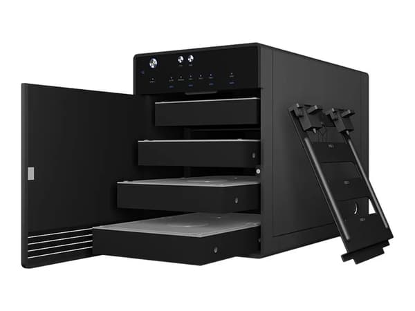 ICY BOX IB-3740-C31 - Harddiskarray - 4 brønner (SATA-600) - USB 3.1 Gen 2 (ekstern)