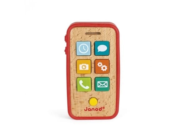 JANOD J05334, 1,5 År, Låter, Batterier krävs, LR44, Trä, Multifärg