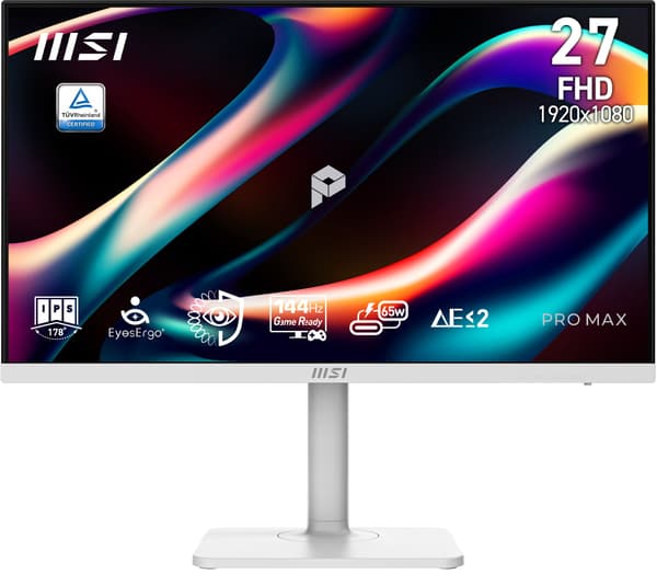 MSI Pro MAX 271PHW E14, 68,6 cm (27"), 1920 x 1080 pixlar, Full HD, 4 ms, Vit